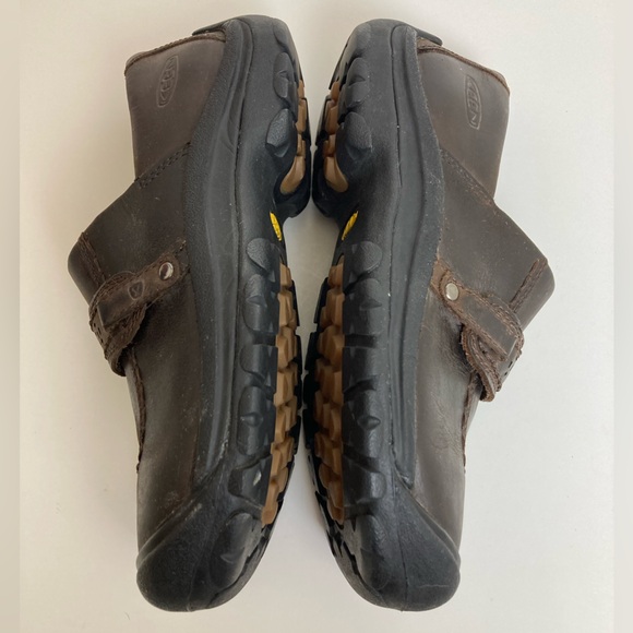 Keen Kaci Brown Leather Full Grain Women’s Slip On Shoes #SR - Picture 5 of 9